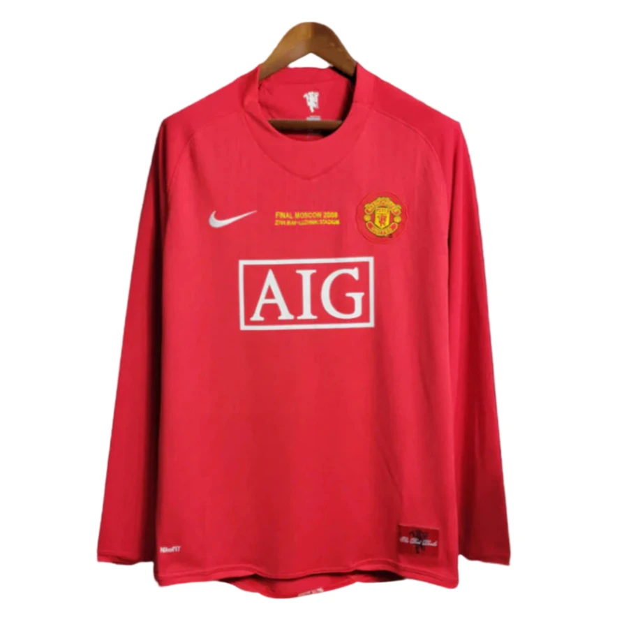 Manchester United 07/08 Home Long Sleeve